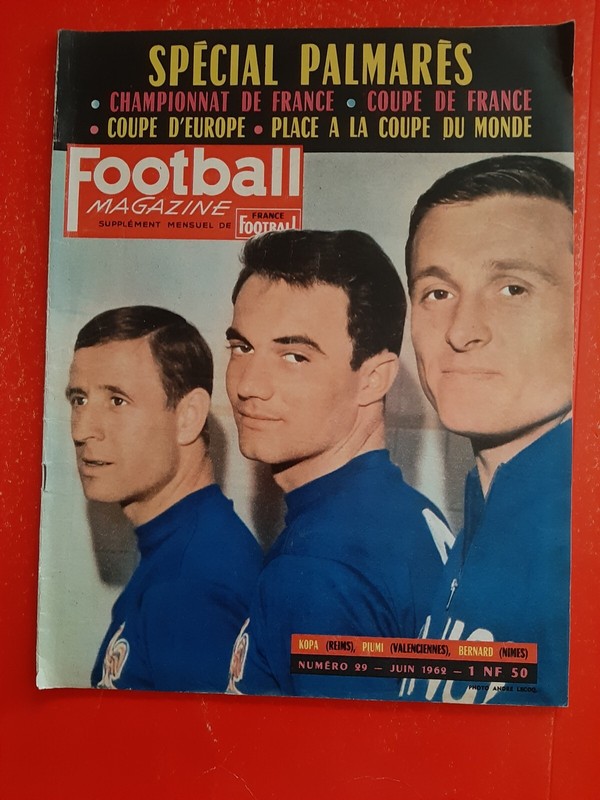 1962 Football Magazine NÂ°29 Les Arbitres Au Chili France Benfica Real St Etienne