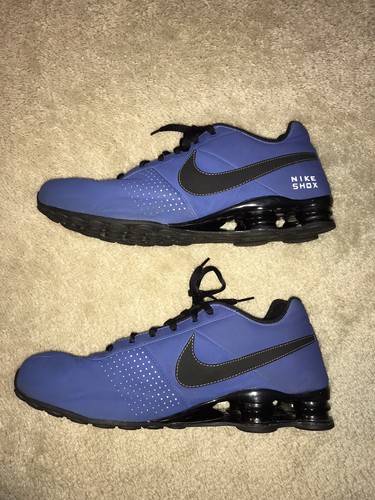 Nike Shox Shocks Deliver Blue + Black Men's Size 13 Athletic Running Shoes  | eBay