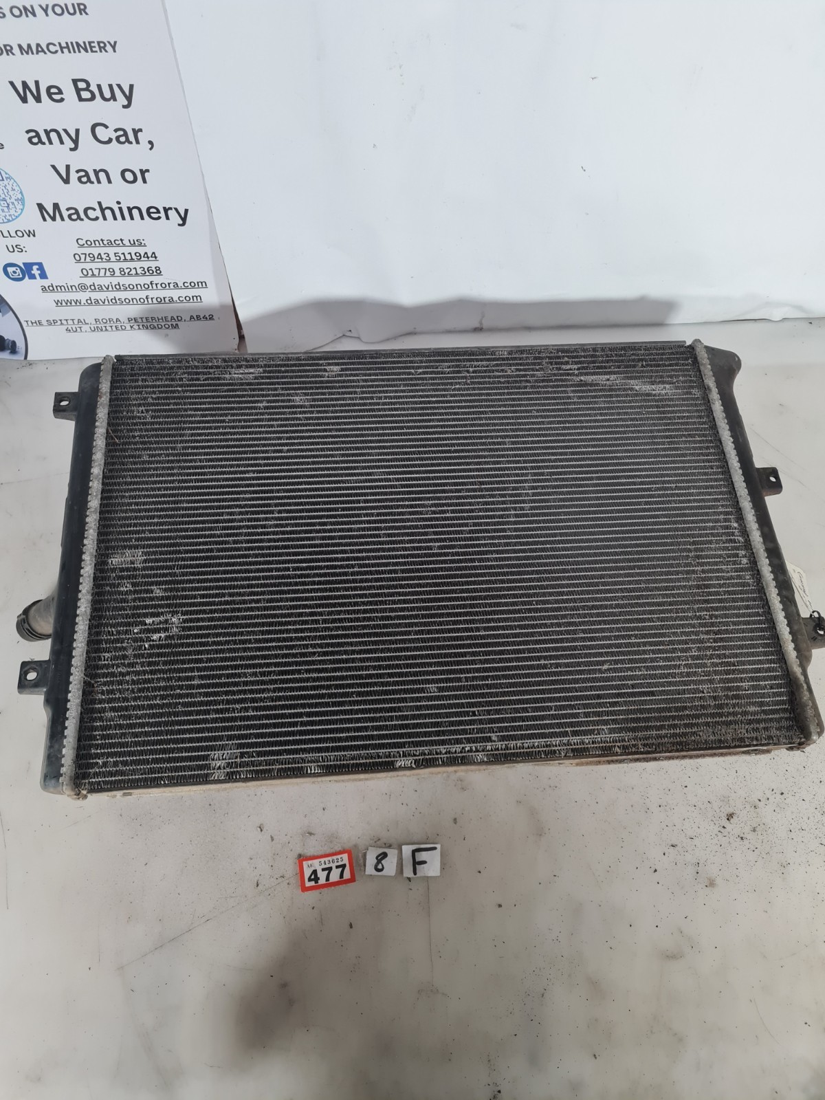 VOLKSWAGEN GOLF MK5 2.0 DIESEL RADIATOR #8F.477