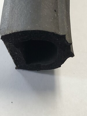  RV Black Self Adhesive Slide Out D-Seal EPDM Rubber LP691 10feet