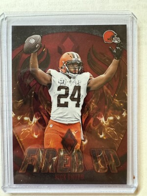 2023 Panini Phoenix - Fired Up Red #FU-9 Nick Chubb /199