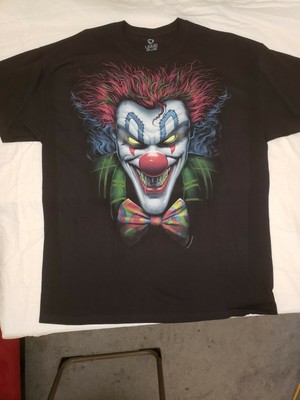 Brand New Liquid Blue Classic ''Bow Tie Clown'' T-shirt Size XL