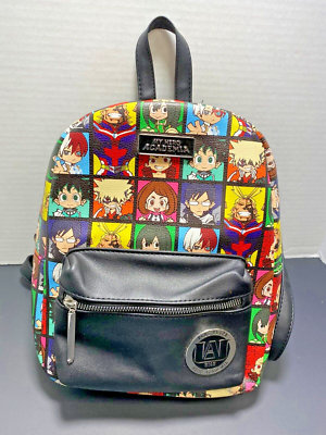 My hero academia chibi grid mini backpack hot sale