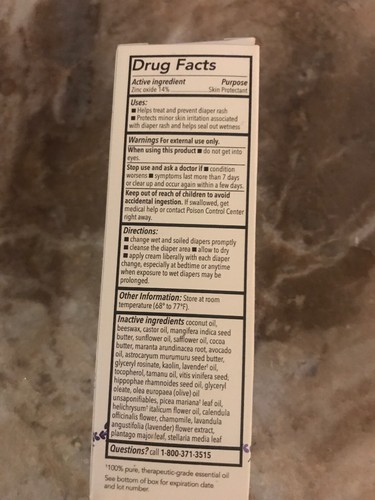 Young Living Seedlings Diaper Rash Cream 2oz New Fast Free Shipping