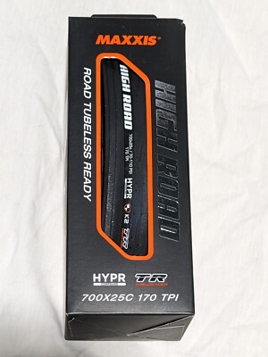 Maxxis High Road Tubeless Tire, folding, black, HYPR K2 Protection, ONE70 700x25