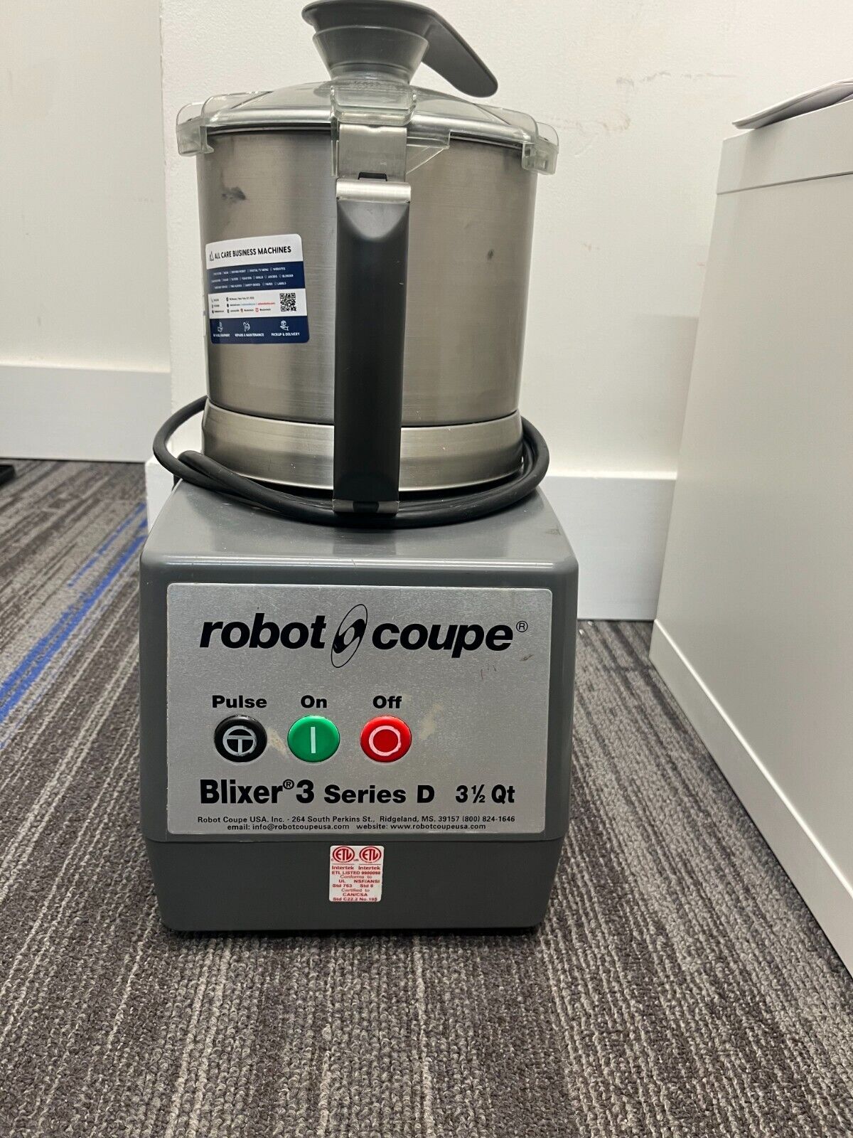 Robot Coupe Blixer 3 Series D Stainless Kitchen Food Robot Coupe Blixer 3 Series D Stainless Kitchen Food