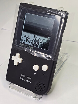 Nintendo Gameboy Pocket w/ IPS LCD mod in Matte Black 