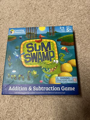 Sum Swamp Addition/Subtraction Board Game by Learning Resources Ages 5+