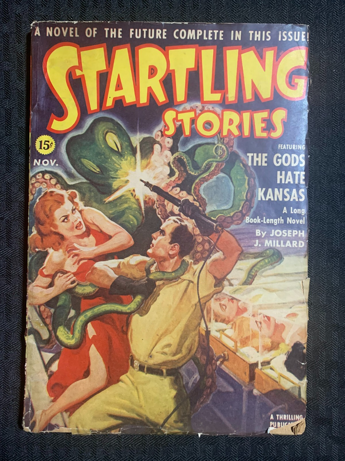珍品 パルプ雑誌 PLANET STORIES 1941年 pulp Planet Stories Vol. 1, No. 9 (Winter 1941). Cover Art by H