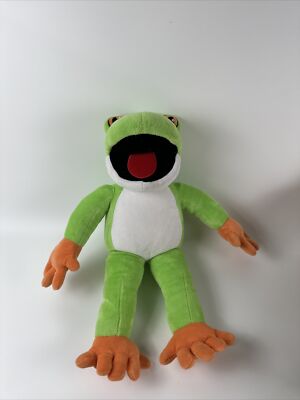 Build A Bear Rainforest Cafe Tree Frog Rainforest Retired BABW Green Frog