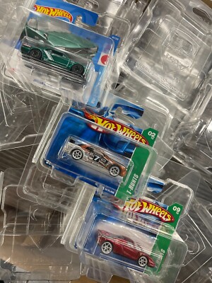 Diamond Protector 10 Pack Short Card Diecast Case for Hot Wheels