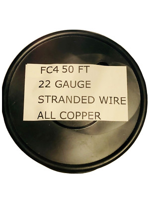 FC4 22 Gauge Flat 4 Conductor Wire 50 FT FOR LIONEL Controllers Etc