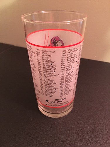 Vintage 1996 Kentucky KY Derby Mint Julep Glass Churchill Downs