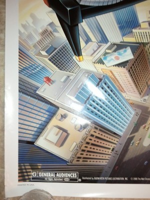 OLIVER & COMPANY 1988 ORIGINAL Rolled MOVIE POSTER 27x41