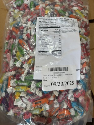 Tootsies frooties assorted 5lb (2.27kg) EXP: 09/30/2025