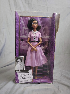 Katherine Johnson Collector Inspiring Women Series Barbie Doll in Damaged Box