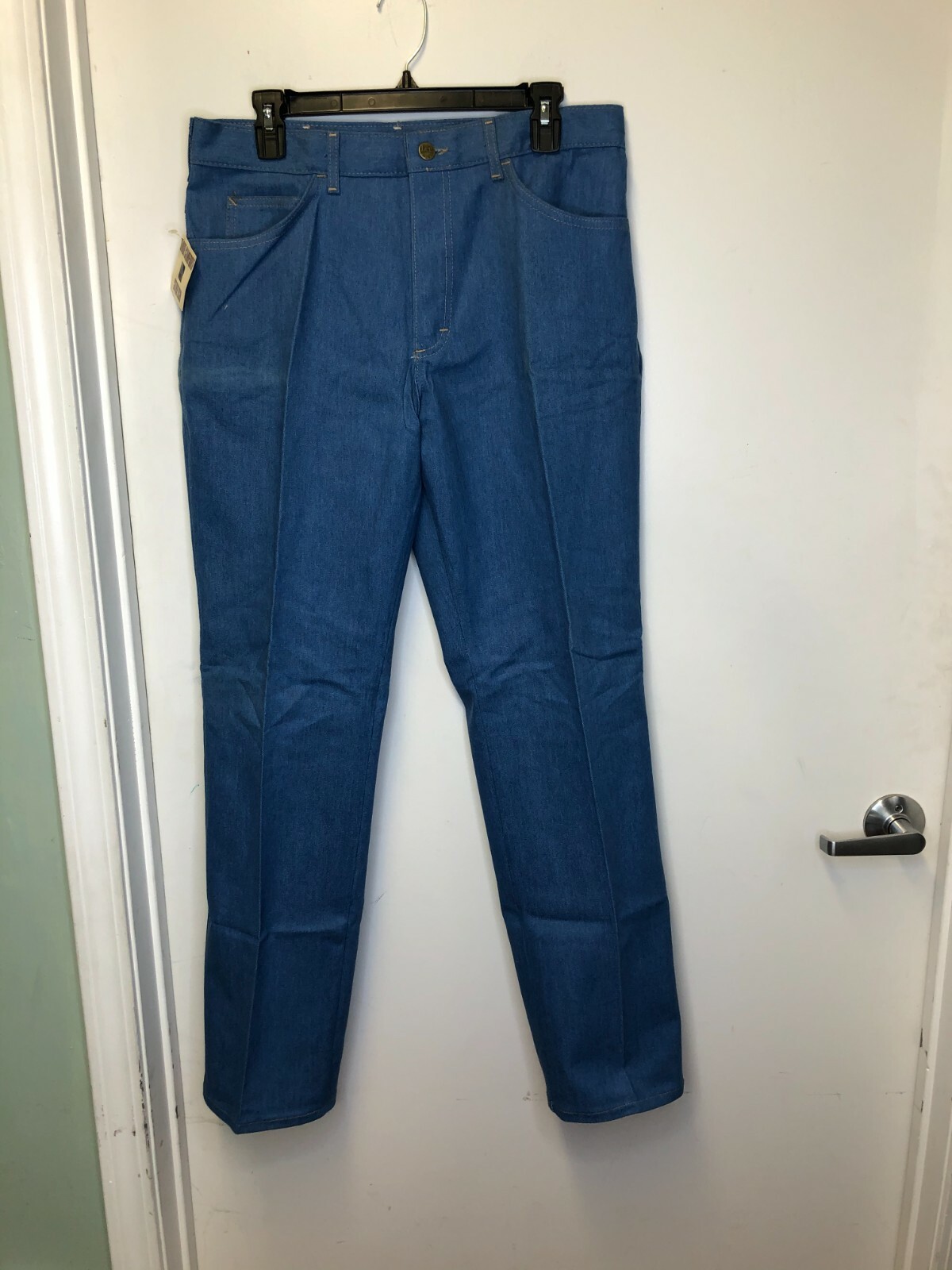 Lee Mens Vintage Classic Fit Straight Leg Stretch Blue Jeans 204-6144 Size 34x32