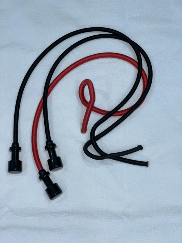 (Set Of 3) Aeropilates Stamina Tension Cords Bands - 1 Red 2 Black Aero Pilates