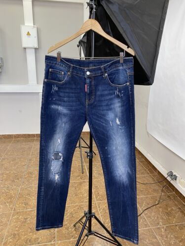 DSQUARED2 TIDY BIKER JEANS WITH PATCHES - MADE IN ITALY