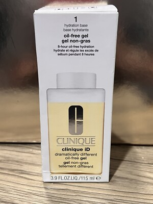 NEW in Box CLINIQUE iD Dramatically Different Oil-Free Gel Hydration Base 3.9oz