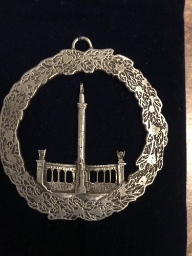 CONFEDERATE Pewter Christmas Ornaments Set. Made By Fischer Pewter Richmond, VA.