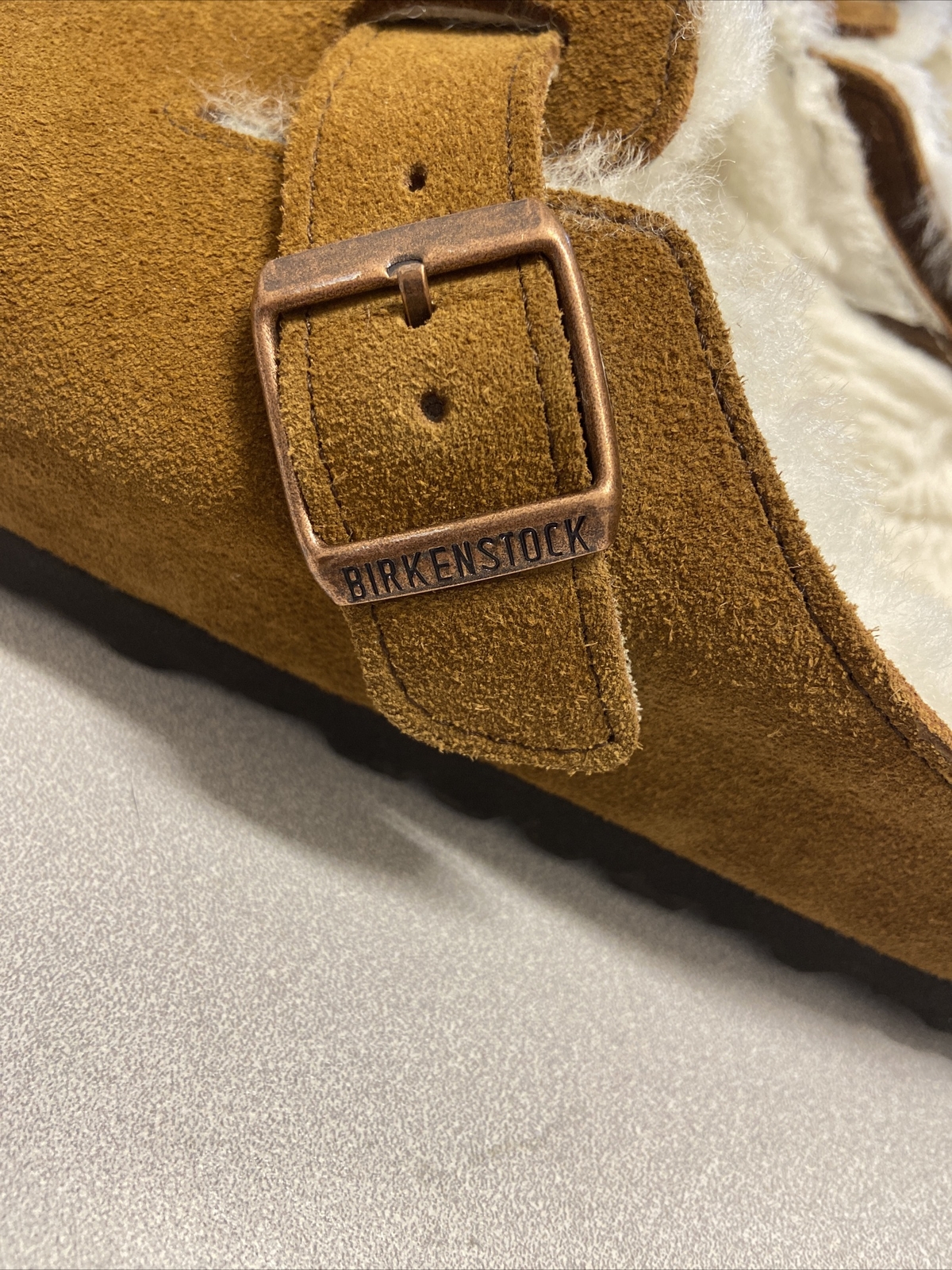 Birkenstock Suede Boston Clogs in 