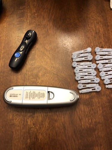 One Touch Ultra Mini Blood Glucose Meter & One Touch Lancing Device Plus Lancets