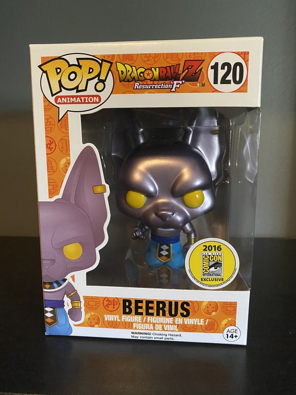 flocked beerus funko pop