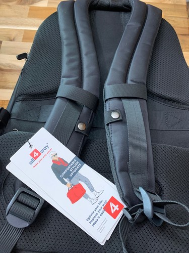 all4way Business Laptop Backpack Large - Swiss Design Anti Theft RFID - USB Bag