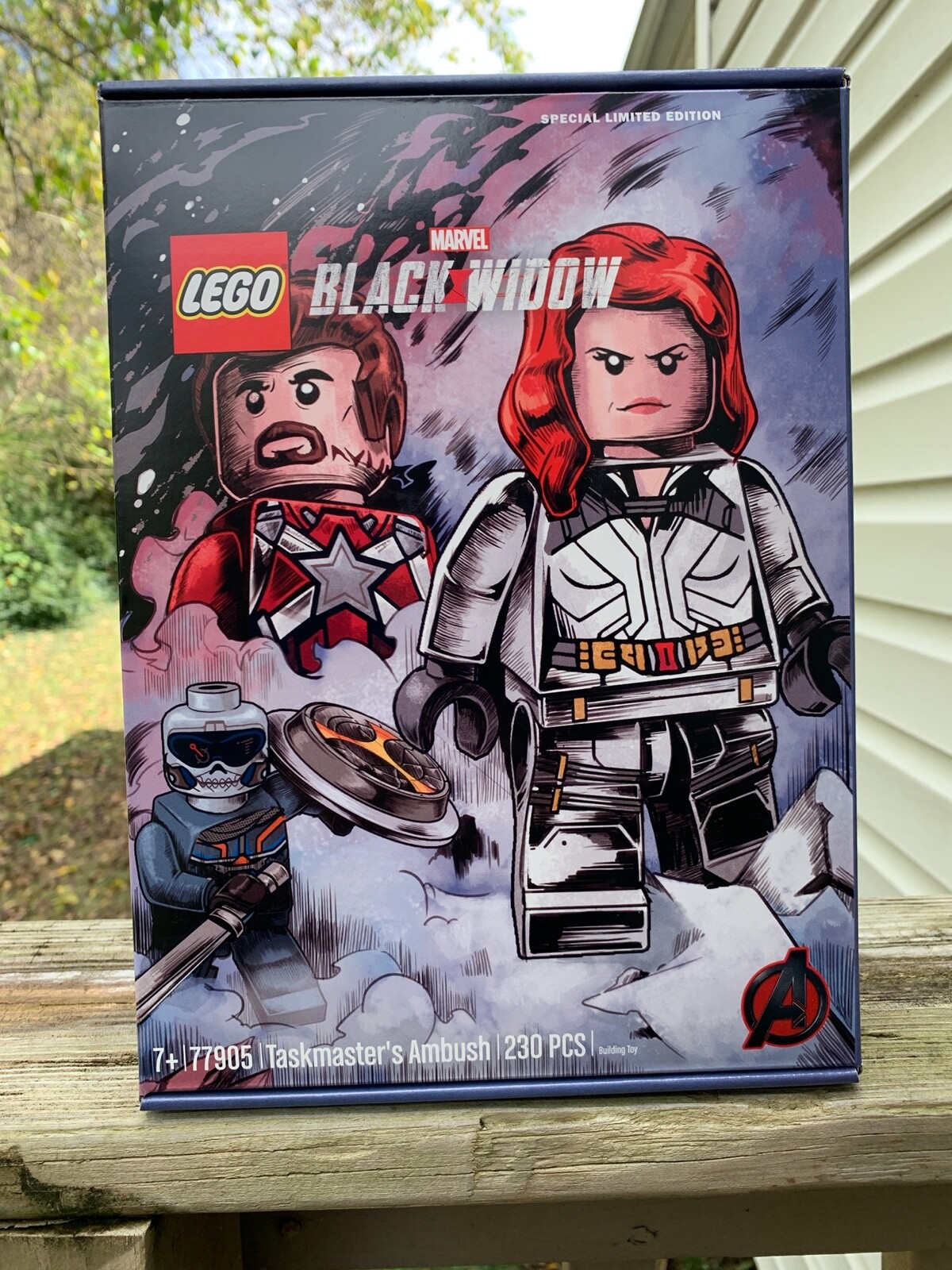 black widow comic con lego