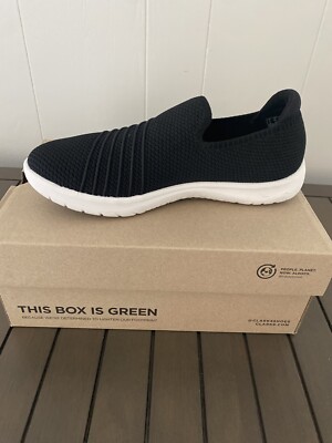 WOMEN'S CLARKS CLOUD STEPPER ADELLA STEP BLACK/WHITE 261-64065 Size 8.5