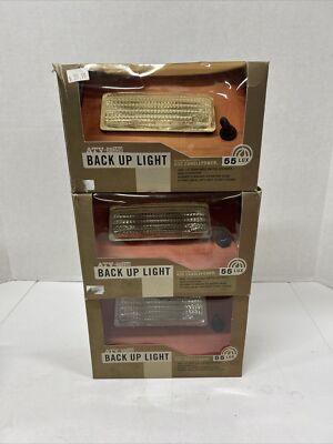 WARN ATV-RB35H Back Up Light (Lot Of 3) 400 Candel Power 55 LUX Wide Angle