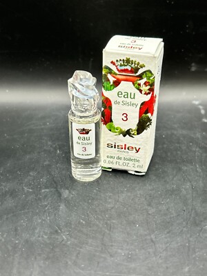 SISLEY EAU DE SISLEY 3 2ML EDT MICRO MINI SPLASH (NEW WITH BOX)