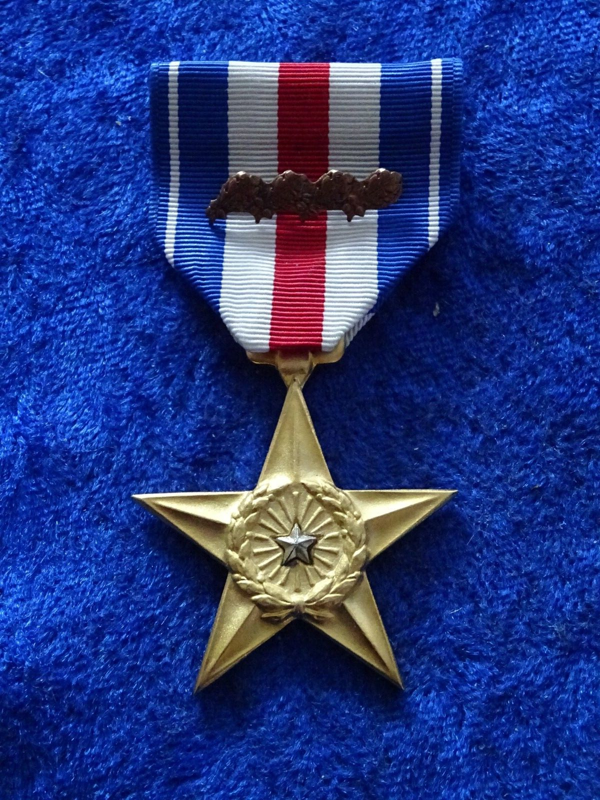 A19-012) US Orden Silver Star Medal Original 5 fache