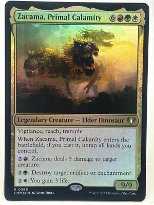 Zacama, Primal Calamity NM* FOIL Commander Masters ENGLISH 0365 mtg -UnltdCards