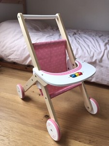 hape wooden stroller