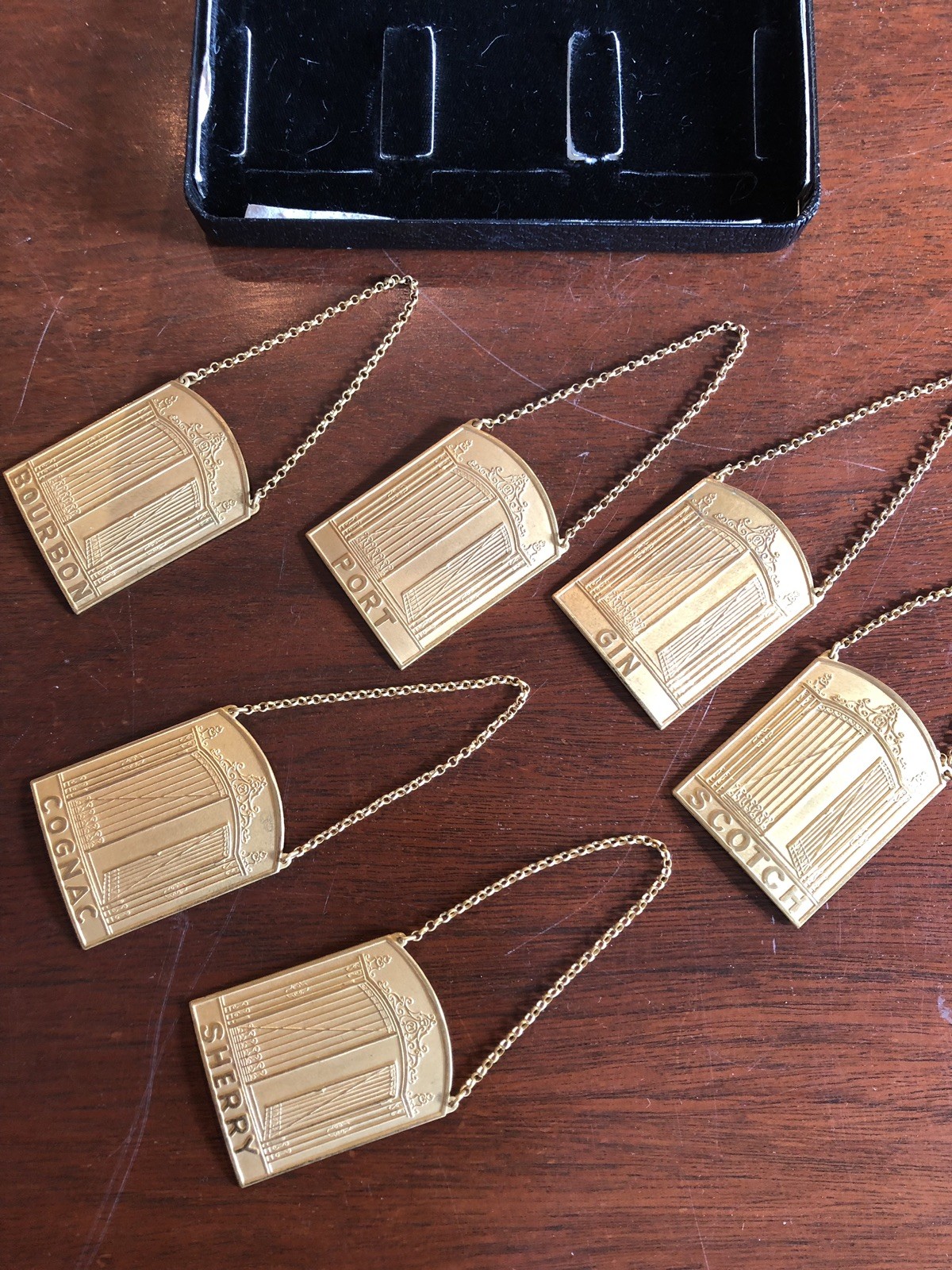 21 Club Liquor Decanter Tags in Original Box-QTY. 6-RARE!!!!