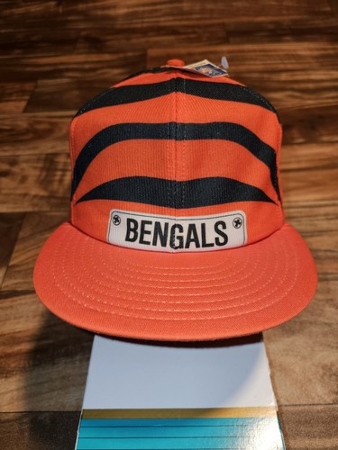 XL  80年代　BENGALS アメフト　ニット  MADE IN USA NEW Rare Vintage 1980 NFL Cincinnati Bengals Stripe Helmet