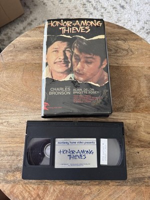Honor Among Thieves VHS Charles Bronson Alain Delon Monterey 1982 Movie