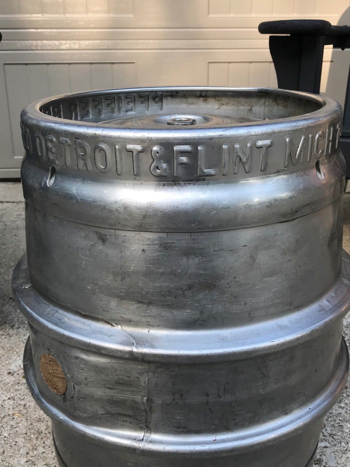 1948 Vintage Pfeiffer Brewing DETROIT/FLINT MI Beer Keg  Rat Hot Rod Gas Tank