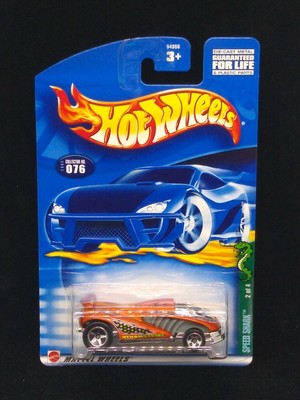 2002 Hot Wheels Cold Blooded Series Speed Shark Orange #76 #2/4
