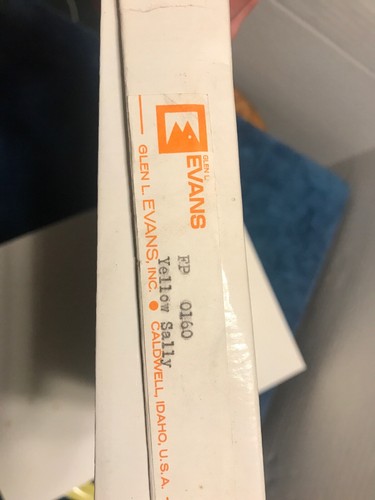 GLEN EVAN GIANT FLY FISHING LURE Yellow Sally #FP 0160 In Original Box!