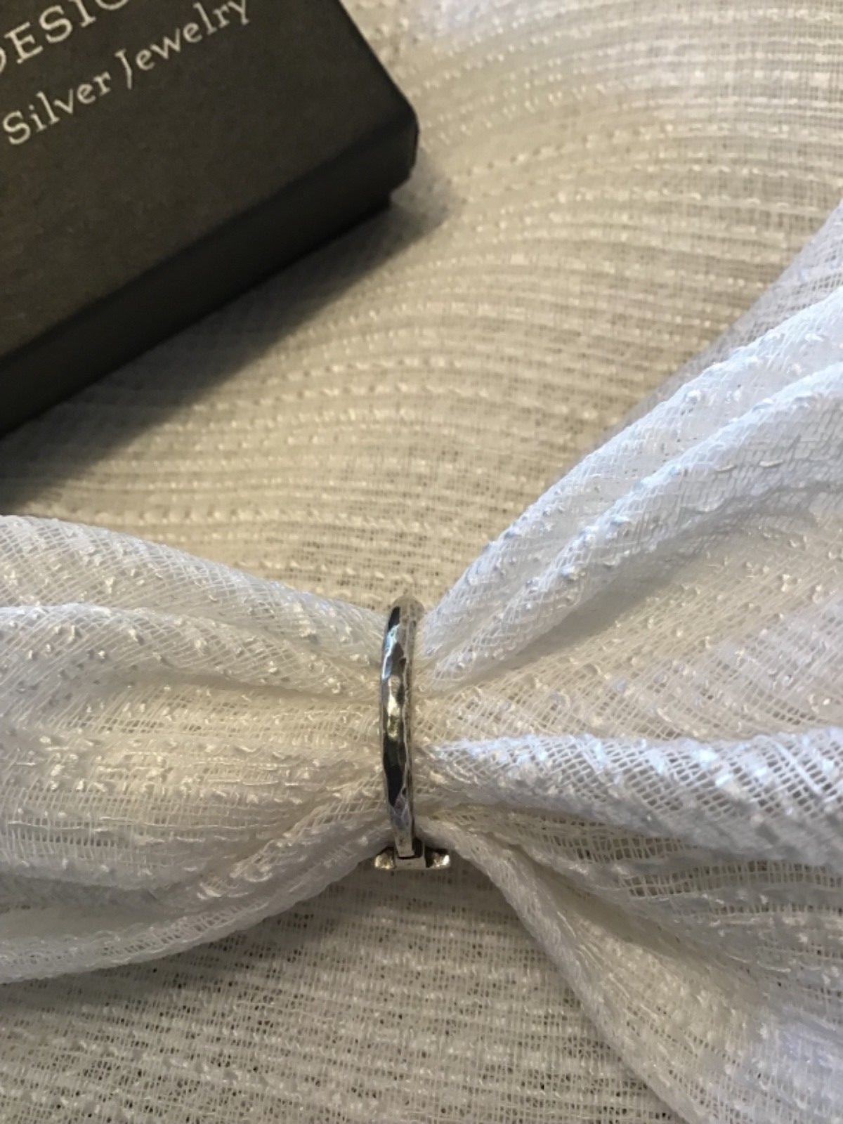 Silpada 925 Sterling Silver Silver cross ring sz 7 R2292 hammered