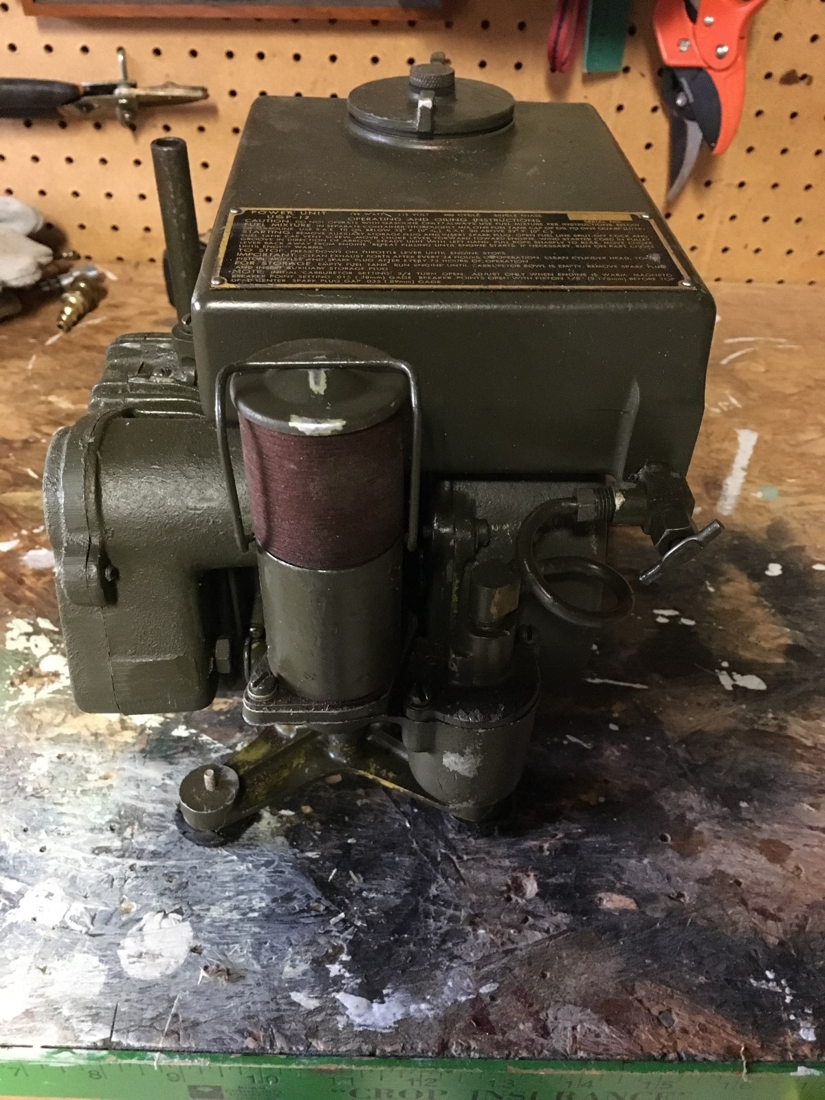 Vintage 1954 US Military Jacobson UGP 12 Power Supply Unit Engine Generator