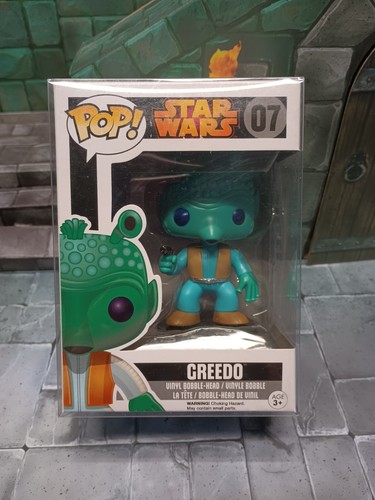 Funko Pop Star Wars #07 Greedo Vaulted Black Box JJL150423