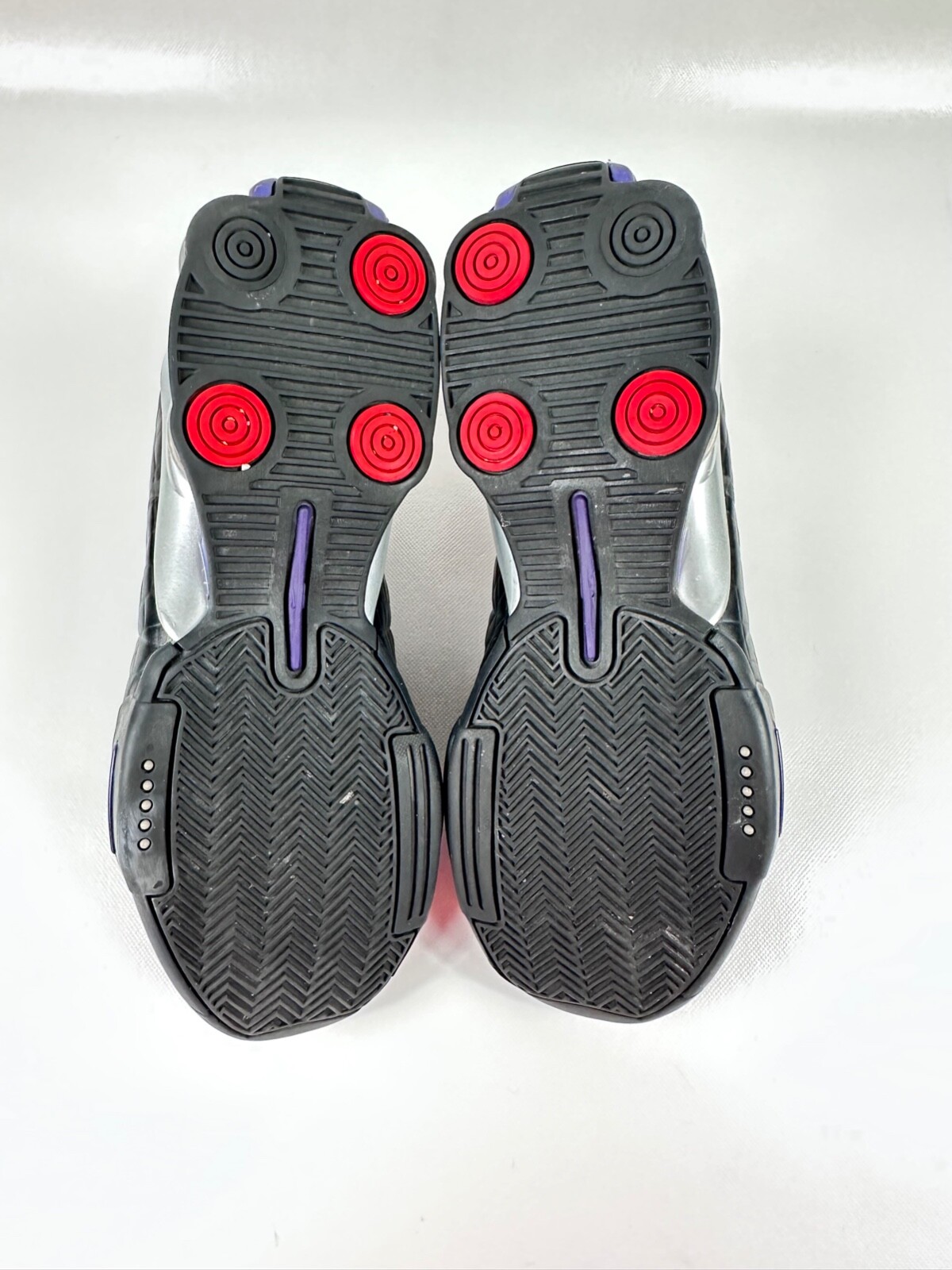 Nike Shox BB4 Raptors Black / Purple Basketball Shoes CD9335-002 Men's 10.5