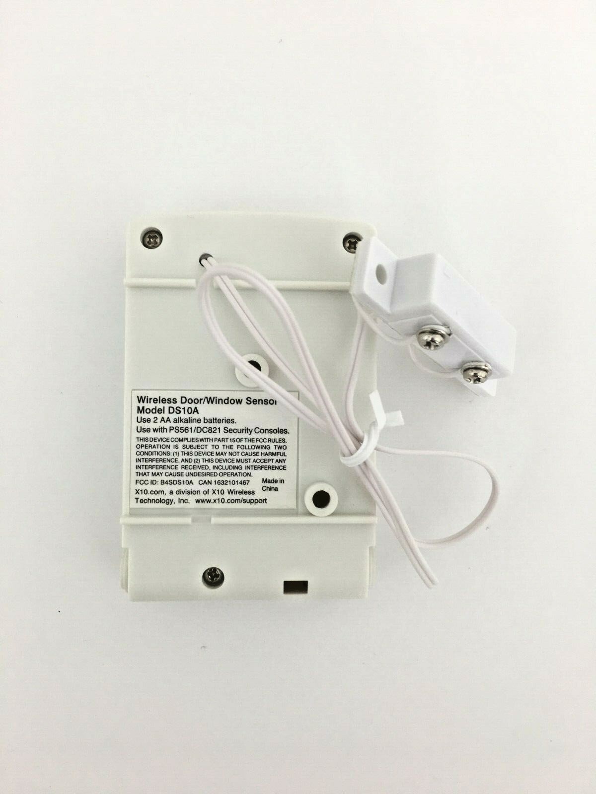 Lot of TWO X10 Security System DS10A Door Window Sensor (Pre DS12A)