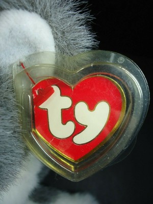 Ty Dakota Husky Dog Plush 1997