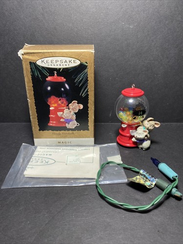 Hallmark Ornament Goody Gumballs Magic Light Mice Candy Hallmark Ornament Goody Gumballs Magic Light Mice Candy