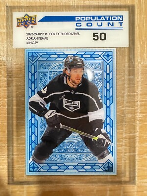 2023-24 Upper Deck Extended Series Adrian Kempe Population Count 50